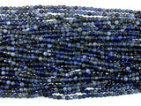 Sodalite Beads, 4mm Faceted Round Beads-Gems: Round & Faceted-BeadBeyond