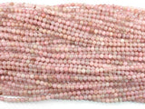 Rhodonite Beads, Light Pink, 4mm, Round Beads-Gems: Round & Faceted-BeadBeyond