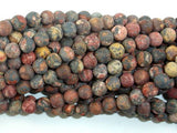 Matte Leopard Skin Jasper Beads, 6mm Round Beads-Gems: Round & Faceted-BeadBeyond