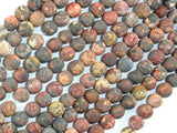 Matte Leopard Skin Jasper Beads, 6mm Round Beads-Gems: Round & Faceted-BeadBeyond