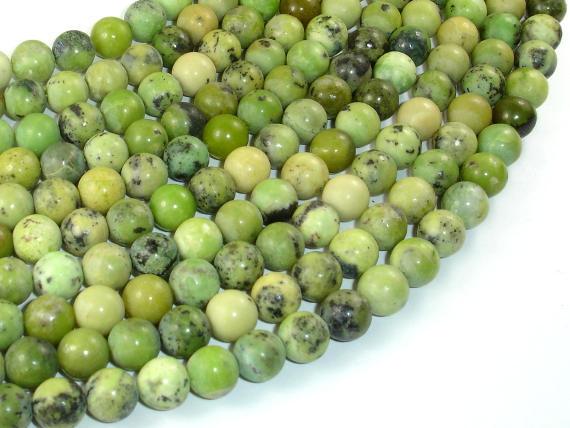 Chrysoprase Beads, 8mm Round Beads-Gems: Round & Faceted-BeadBeyond