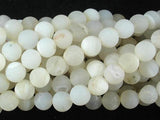 Druzy Agate Beads, Geode Beads, 8mm Round Beads-Agate: Round & Faceted-BeadBeyond