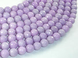 Jade Beads, Lavender, 10mm Faceted Round-Gems: Round & Faceted-BeadBeyond