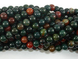 Indian Bloodstone Beads, 6mm Round Beads-Gems: Round & Faceted-BeadBeyond