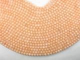 Jade Beads, Peach, 6mm Faceted Round-Gems: Round & Faceted-BeadBeyond