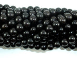 Black Sandalwood Beads, 6mm (6.3mm) Round-Wood-BeadBeyond