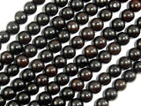 Black Sandalwood Beads, 6mm (6.3mm) Round-Wood-BeadBeyond