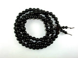 Black Sandalwood Beads, 8mm (8.5mm) Round Beads-Wood-BeadBeyond