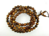 Vietnam Qinan Sandalwood Beads, 8mm(8.3mm) Round Beads, 32 Inch-Wood-BeadBeyond