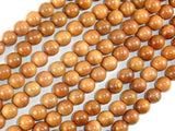 Taxus Chinensis Wood Beads, 8mm Round Beads-Wood-BeadBeyond