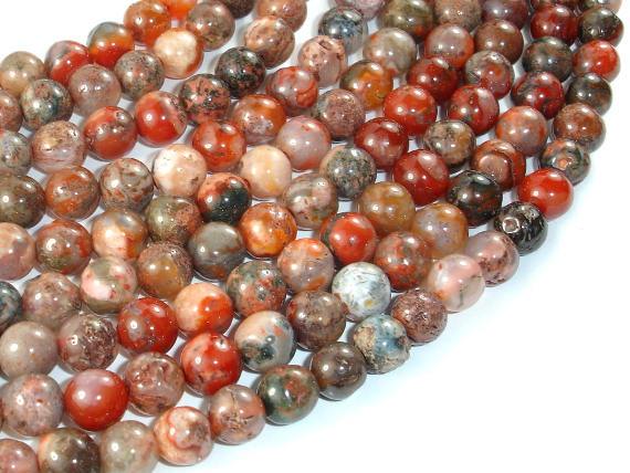 Agate Beads, Round, 7.5mm, 15.5 Inch-Agate: Round & Faceted-BeadBeyond