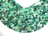 Banded Agate Beads, Green, 8mm(8.3mm)-Agate: Round & Faceted-BeadBeyond