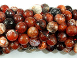 Fire Agate Beads, 10mm Faceted Round-Agate: Round & Faceted-BeadBeyond
