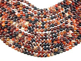 Banded Agate Beads, Sardonyx Agate Beads, 8mm(8.2mm) Round-Agate: Round & Faceted-BeadBeyond