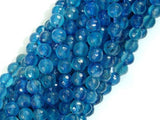 Blue Agate Beads, 6mm Faceted Round Beads-Agate: Round & Faceted-BeadBeyond