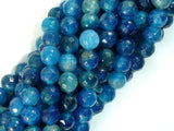 Blue Agate Beads, 8mm Faceted Round Beads-Agate: Round & Faceted-BeadBeyond