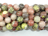 Spicy Jasper Beads, Plum Blossom Jasper, 10mm Round-Gems: Round & Faceted-BeadBeyond