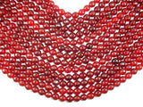 Red Jade Beads, Faceted Round, 10mm-Gems: Round & Faceted-BeadBeyond