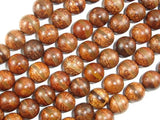 Tibetan Agate, 10mm (10.5mm) Round Beads-Agate: Round & Faceted-BeadBeyond