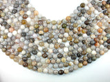 Bamboo Leaf Agate, 10mm (10.3 mm) Round Beads-Gems: Round & Faceted-BeadBeyond