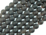 Matte Smoky Quartz Beads, 10mm Round Beads-Gems: Round & Faceted-BeadBeyond