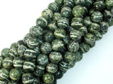 Green Zebra Jasper Beads, 8mm Round Beads-Gems: Round & Faceted-BeadBeyond