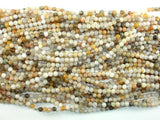 Bamboo Leaf Agate, 4mm (4.3mm) Round Beads-Gems: Round & Faceted-BeadBeyond