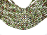 Green Rainforest Jasper Beads, Cuprite, 8mm Round Beads-Gems: Round & Faceted-BeadBeyond