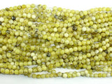 Yellow Turquoise Beads, 4mm (4.5mm) Round Beads-Gems: Round & Faceted-BeadBeyond