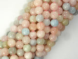 Beryl Beads, Aquamarine, Morganite, Heliodor, 7.5mm, Round-Gems: Round & Faceted-BeadBeyond