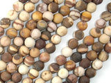 Matte Brown Zebra Jasper Beads, 6mm Round Beads-Gems: Round & Faceted-BeadBeyond