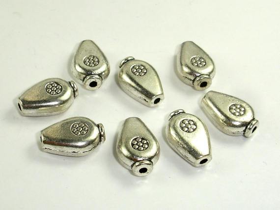 Metal Spacer, Metal Beads, Vase Spacer, Zinc Alloy, Antique Silver Tone 20pcs-Metal Findings & Charms-BeadBeyond