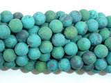 Matte Chrysocolla, 8mm, Round Beads-Gems: Round & Faceted-BeadBeyond