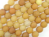 Matte Yellow Aventurine Beads, 10mm, Round Beads-Gems: Round & Faceted-BeadBeyond