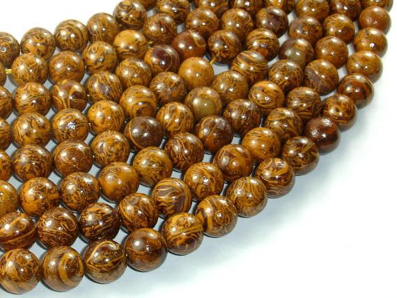 Elephant Jasper Beads, 10mm Round Beads-Agate: Round & Faceted-BeadBeyond