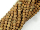 Matte Wood Jasper Beads, 4mm, Round Beads-Gems: Round & Faceted-BeadBeyond