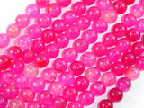 Dragon Vein Agate Beads, Pink, 8mm Round Beads-Agate: Round & Faceted-BeadBeyond