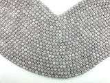 Jade Beads, Light Gray, 6mm Faceted Round-Gems: Round & Faceted-BeadBeyond