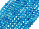 Blue Agate Beads, 6mm Faceted Round Beads-Agate: Round & Faceted-BeadBeyond
