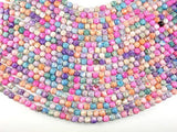 Crackle Agate Beads, Multi color, 6mm Round Beads-Agate: Round & Faceted-BeadBeyond