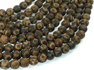 Crackle Tibetan Agate, 10mm Round Beads-Agate: Round & Faceted-BeadBeyond