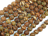 Crackle Tibetan Agate, 8mm Round Beads-Agate: Round & Faceted-BeadBeyond