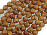 Tibetan Agate, 8mm Round Beads-Agate: Round & Faceted-BeadBeyond