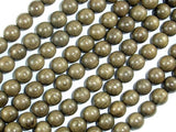 Green Silkwood Beads, 8mm Round Beads-Wood-BeadBeyond