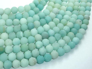 Matte Amazonite Beads, 8mm Round Beads-Gems: Round & Faceted-BeadBeyond