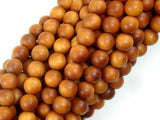 Sandalwood Beads, 6mm Round Beads-Wood-BeadBeyond