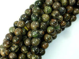 Orange Dendritic Jade Beads, 8mm Round Beads-Gems: Round & Faceted-BeadBeyond