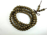 Green Silkwood Beads, 6mm Round Beads-Wood-BeadBeyond
