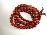 Red Sandalwood Beads, 8mm, Round Beads-Wood-BeadBeyond