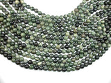 Green Rhodonite Beads, 8mm Round Beads-Gems: Round & Faceted-BeadBeyond